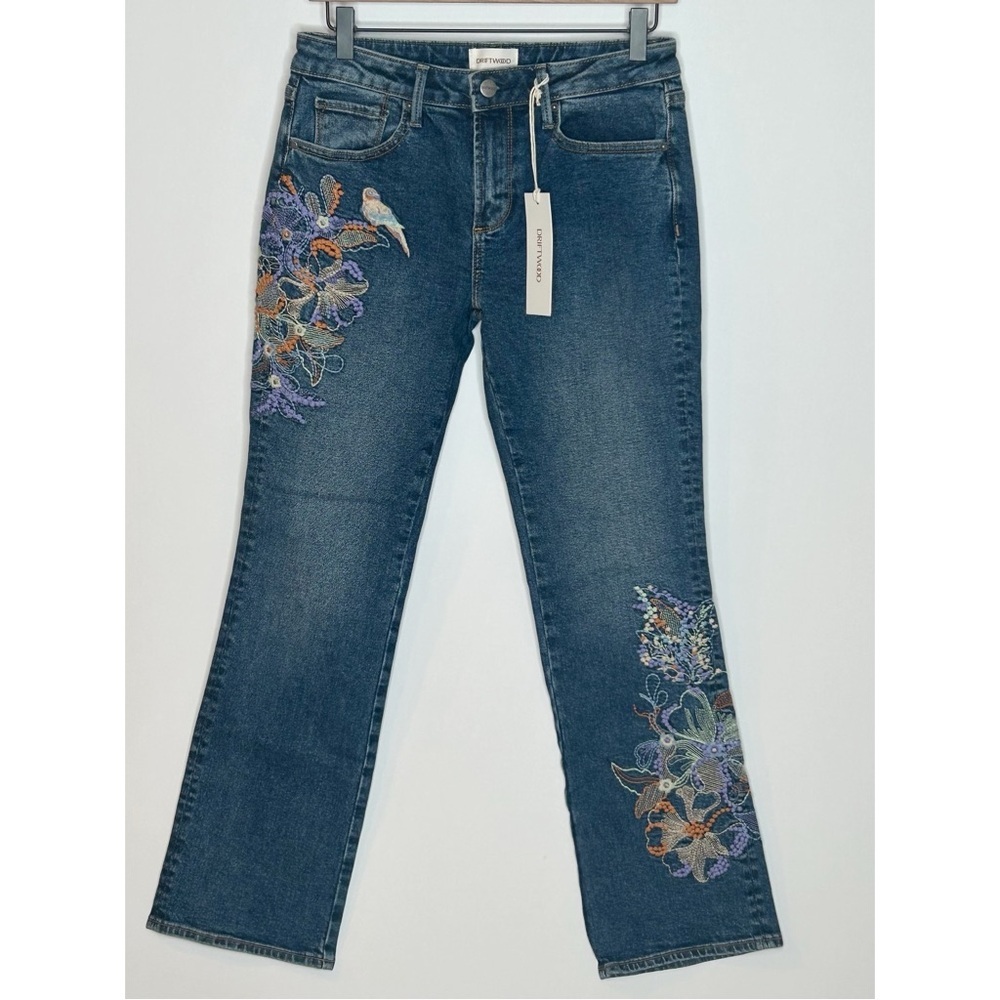 NWT Driftwood Kelly Dalea Bootcut Embroidered Jeans Size 26 x 29 - Picture 2 of 12